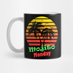 Mojito Monday 80s Sunset Mug